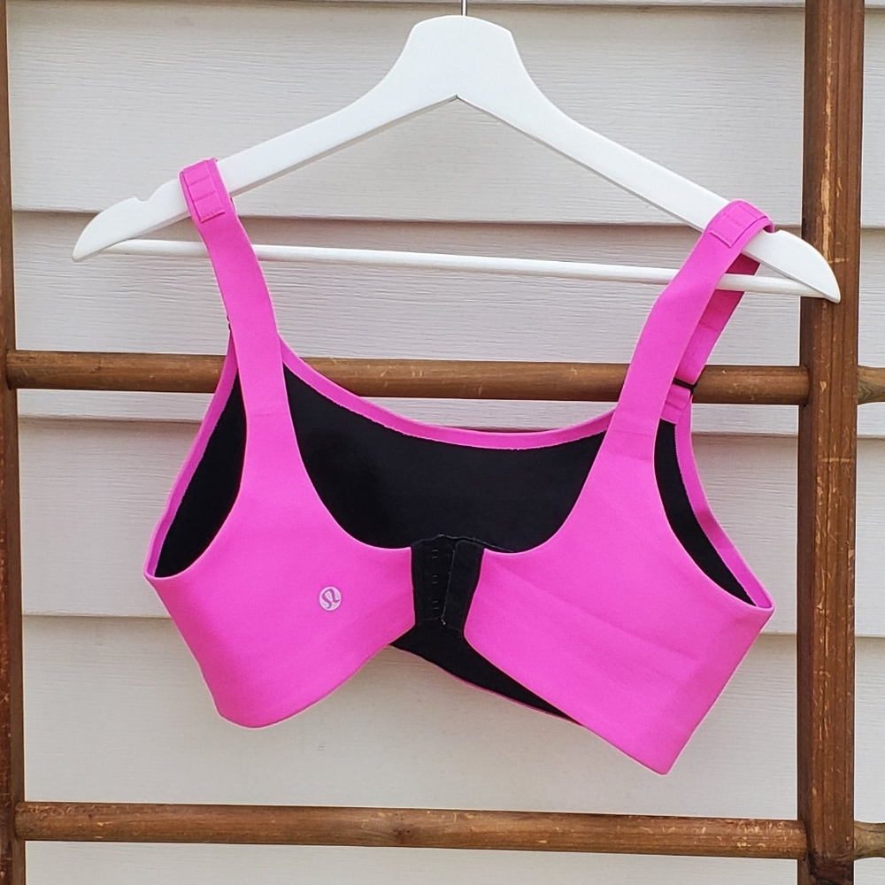 lululemon athletica Pink and Black Sports Bra